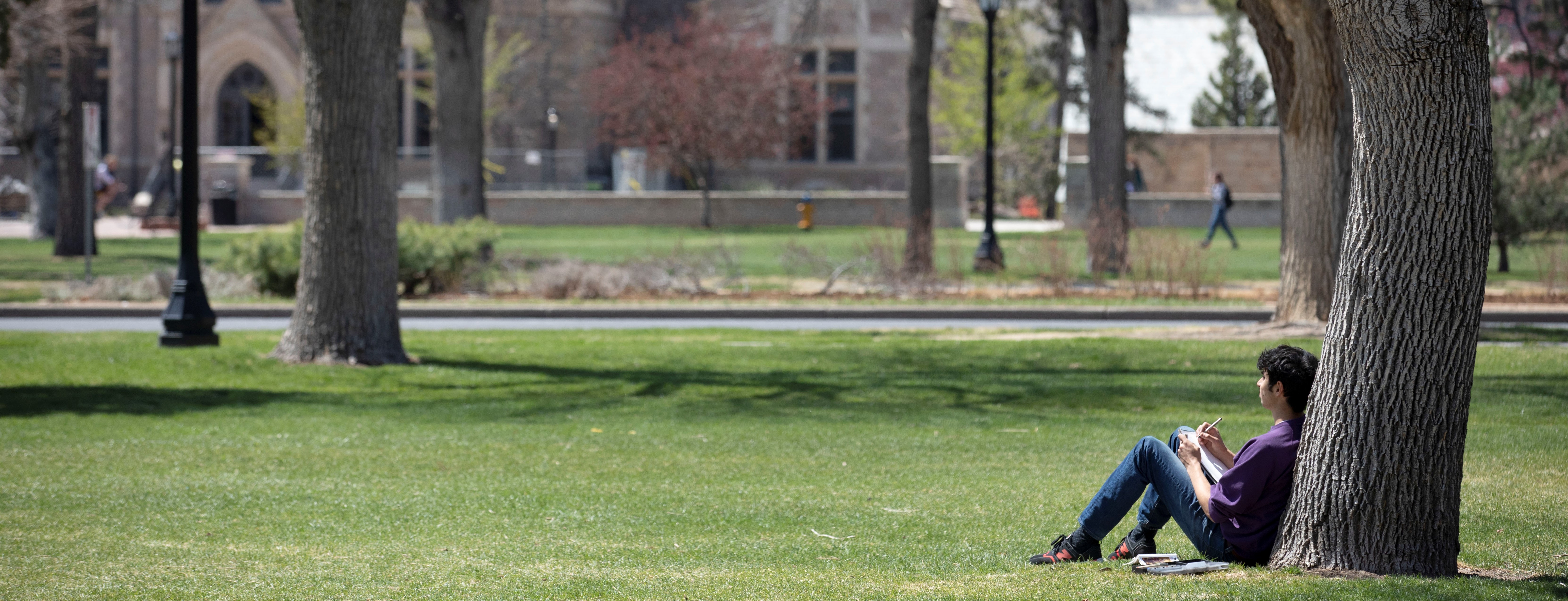 Enjoying the Outdoors on Campus